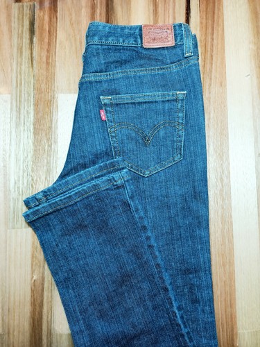 Levis 873 Skinny Blue Jeans Womans Size 