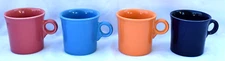 Homer Laughlin China - NEW FIESTA - MULTIPLE COLORS - (4) MUGS