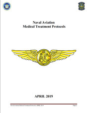 433 page 2013-19 MEDEVAC Naval Aviation Medical Treatment Protocols Manual on CD