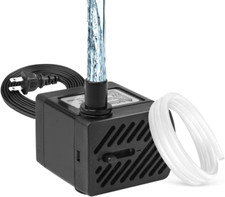 50GPH 3W Small Submersible Water Pump Mini Fountain Pump Ultra Quiet for Aquariu