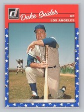2023 Donruss #282b Duke Snider Dodgers Image Variation Reversed Holo Blue