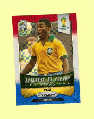 2014 Pele Panini WORLD CUP PRIZM Red, White & Blue Power Plaid WCS #112 RC NM
