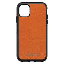 OtterBox Symmetry for Apple iPhone Pick Model - Orange Leather Texture