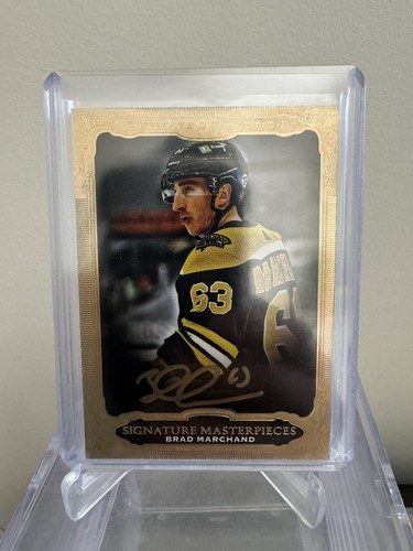 2020-21 UD Ultimate Coll. BRAD MARCHAND Sign. Masterpieces Auto #USM-BM