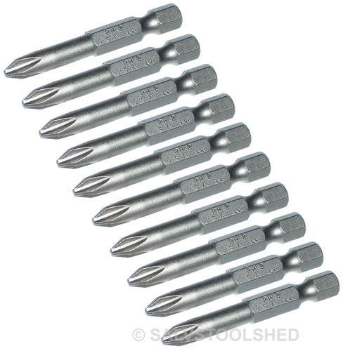 Phillips Screwdriver Bits Ph2 25mm to 350mm Long Screw Driver Drill Bit 1/4" Hex - Picture 12 of 22
