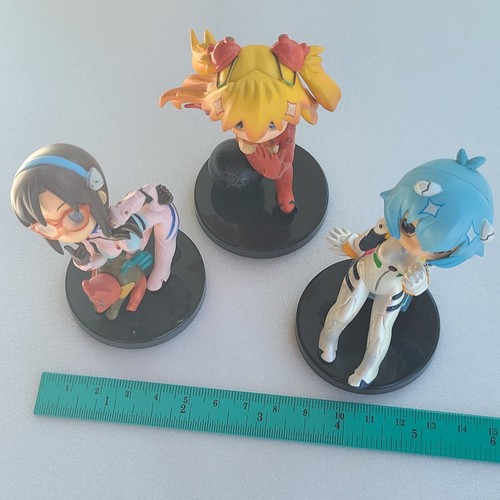 EVANGELION R-Style Petit Figura Rei Asuka Mari EVA Escuela BANDAI Plugsuit Ángulo - Imagen 2 de 13