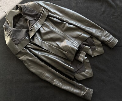 Rick Owens Lamb Skin Naska Biker Jacket IT 38 | eBay