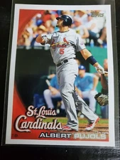 2011 Topps ALBERT PUJOLS "60 YEARS OF TOPPS" 2010 Reprint Insert Card #60YOT-59