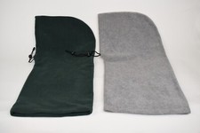 Head face warmer Fleece Windproof Ski Snow gray green one size