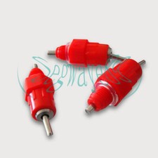 10PCS WATER NIPPLE DRINKER POULTRY CHICKEN DUCK SCREW IN 360 ANGLE HEAVY DUTY