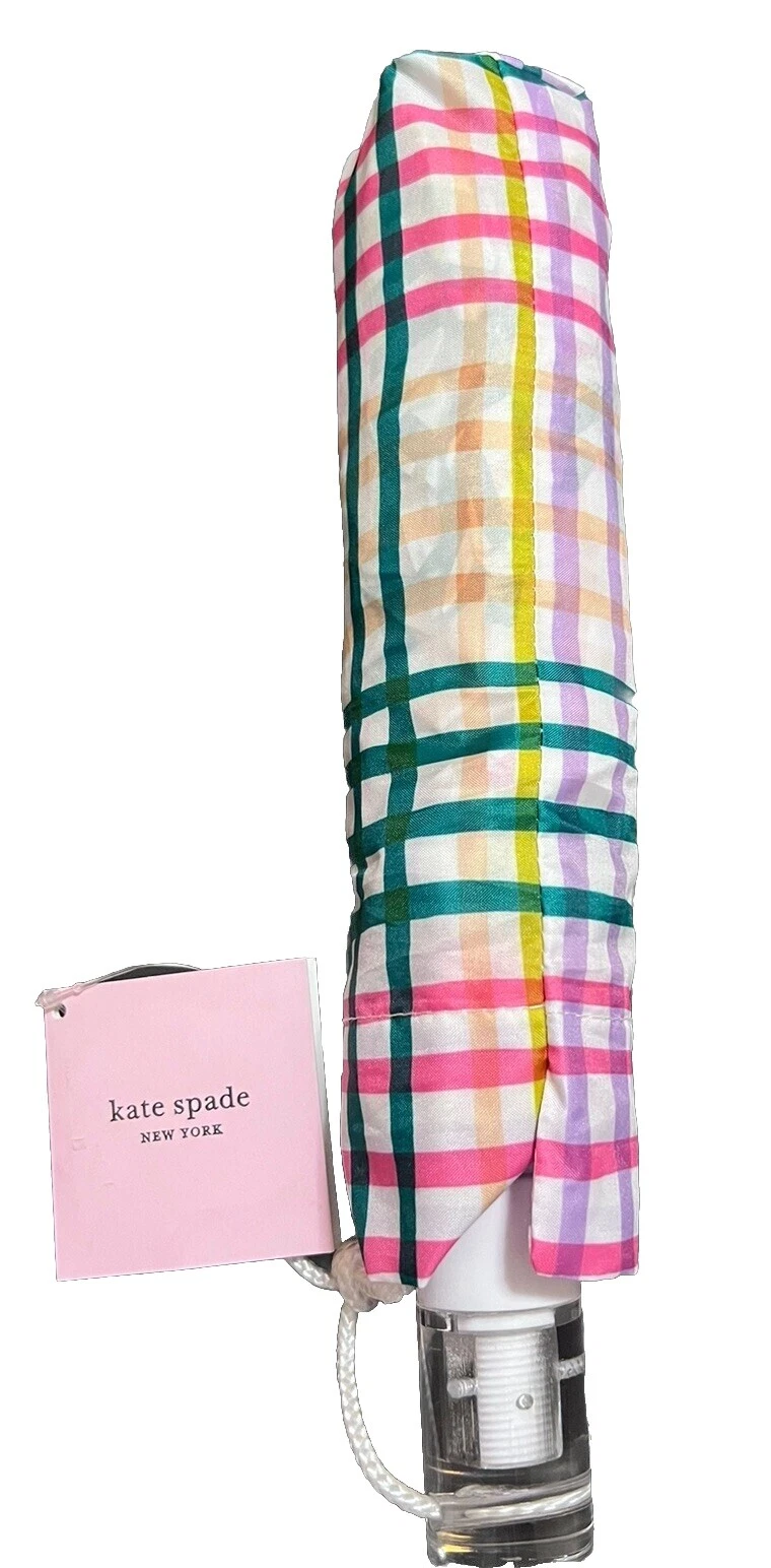 Kate Spade New York Compacta/plegable Paraguas para Mujeres