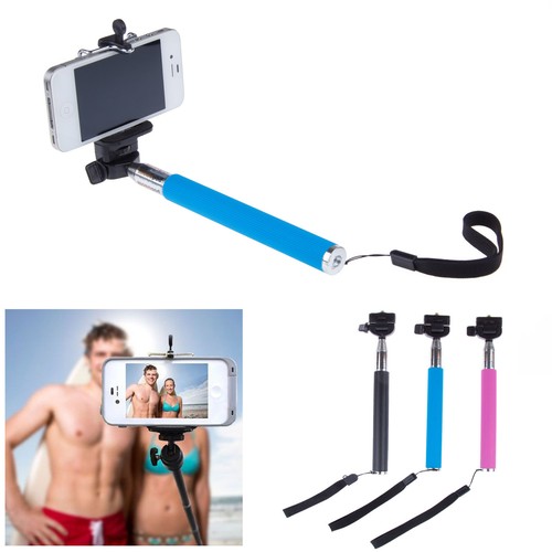 Selfie Rotary Extendable Handheld For Camera Tripod Smart Phone Monopod 3 Color