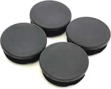 Red Hound Auto Frame Tube Hole Plugs Rear Wheel Well Compatible A - Set of 4