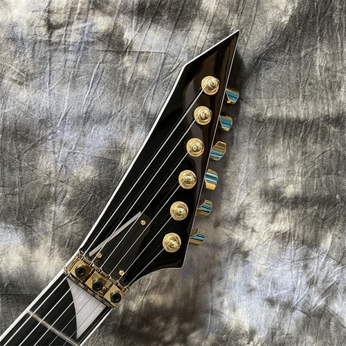 Sunburst King V E-Gitarre Resin Inlay H-H Tonabnehmer Doppel Tremolo Brücke - Bild 3 von 7