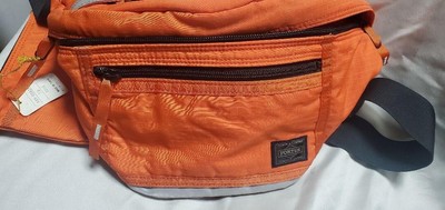 Yoshida PORTER Desert Waist Pouch Orange Gürteltasche Body Bag aus Japan Gebr...