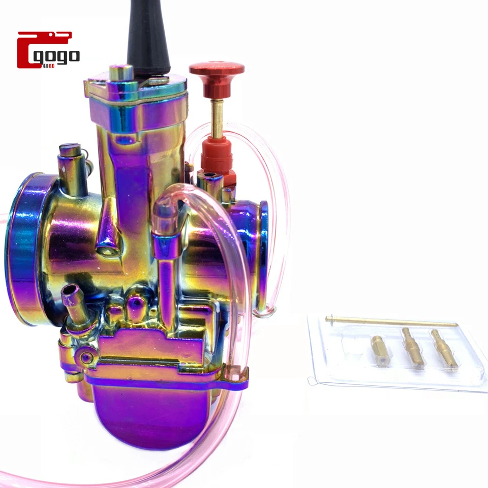 Carburador e filtro de ar para Yamaha YZ80 YZ85 YZ100 YZ125 YZ175 PWK 32 ESTOQUE EUA - Imagem 2 de 4