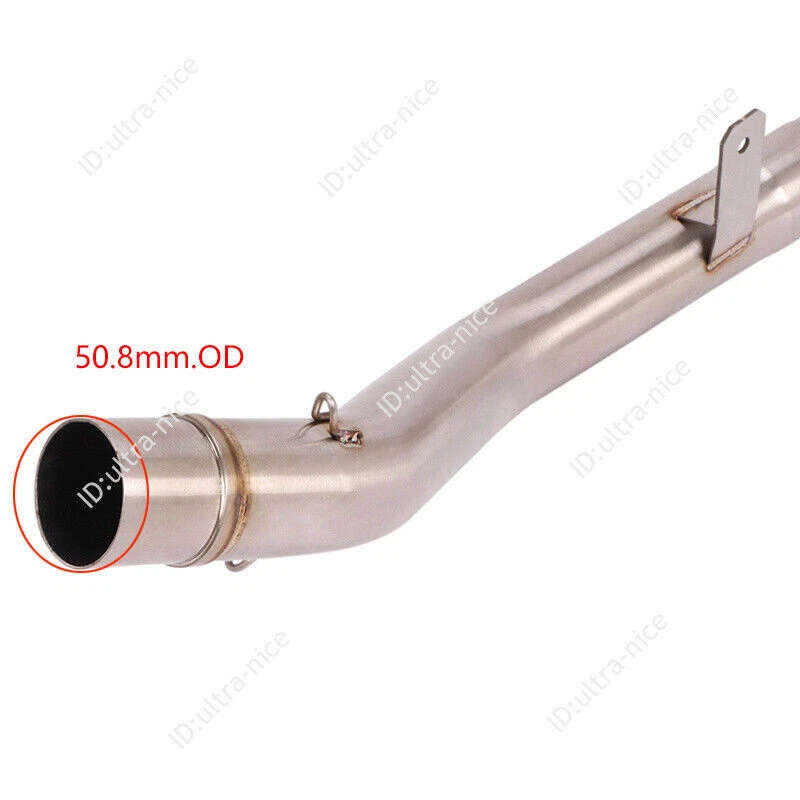Tubo de ligação cabeçalho 51 mm sistema de exaustão completo para Honda CBR500R CB500X/F 2013-2023 - Imagem 4 de 4