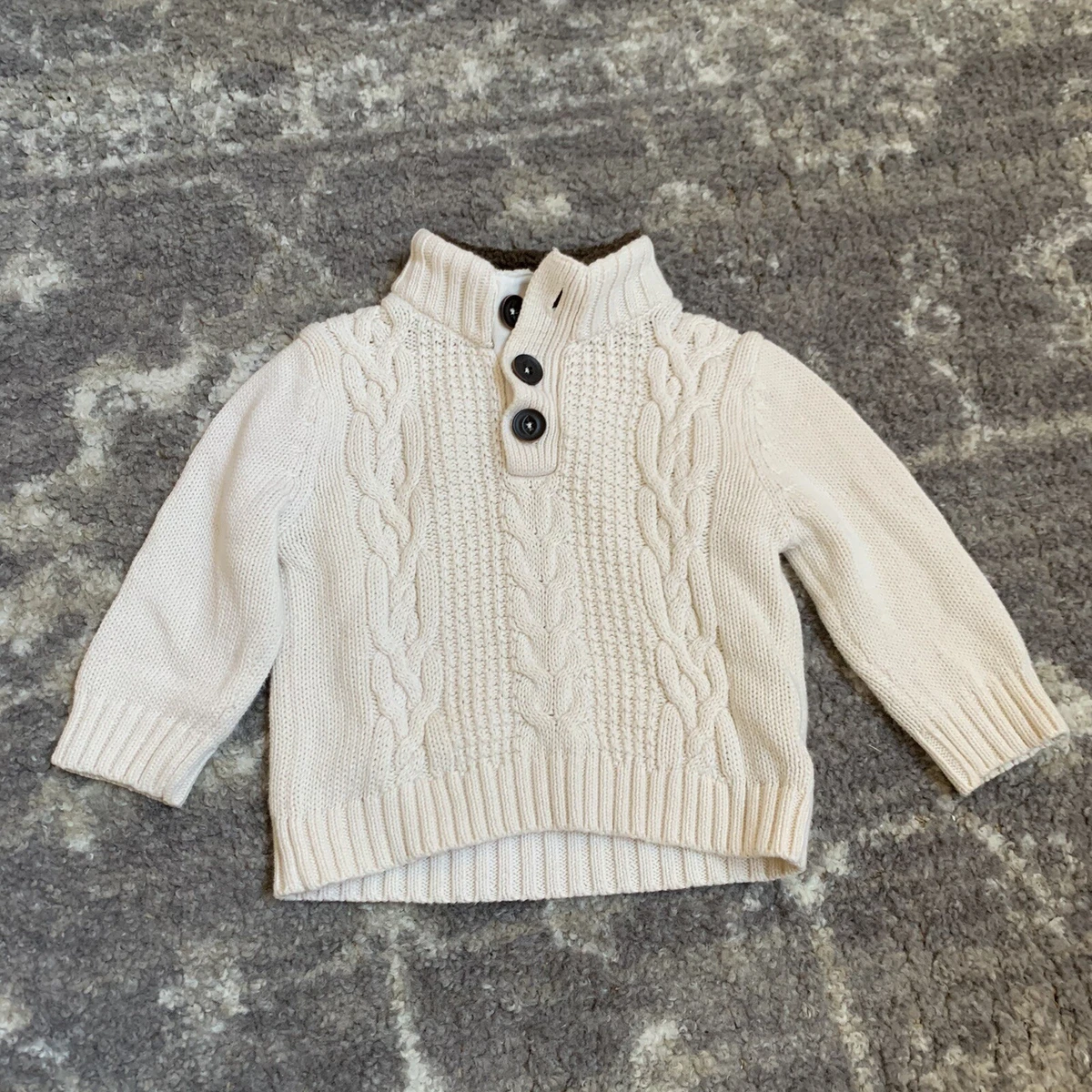 Cherokee Toddler Boys Cream Sweater 12 Month eBay