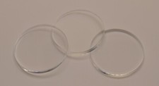 Stamping Circles Blocks,Acrylic Round Perspex Plastic Disc 75mm Lazer Cut Clear