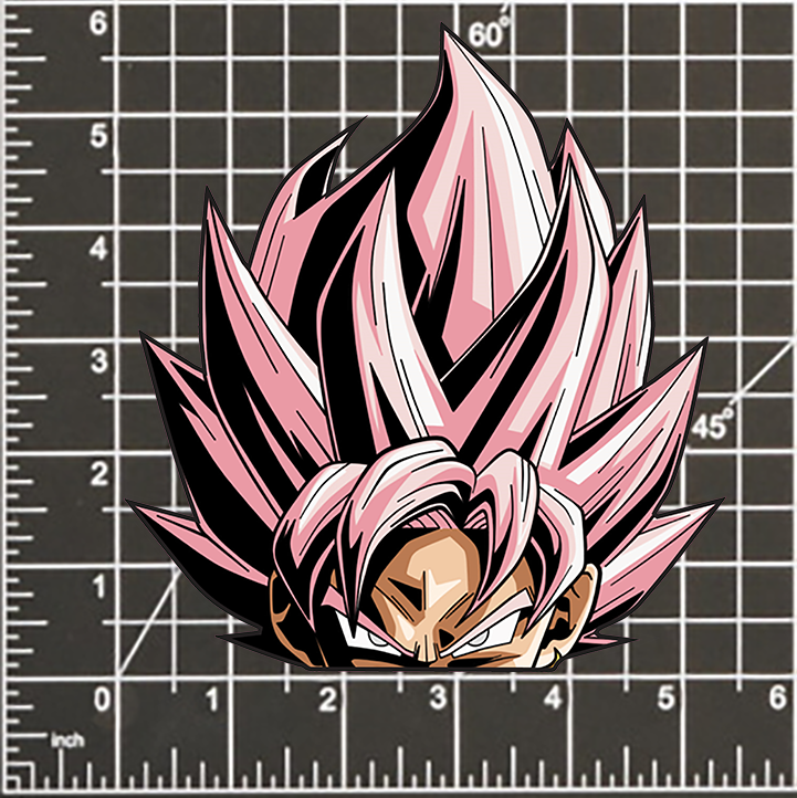 Goku Black Super Rose Power Sticker for Sale by CharlesMulder