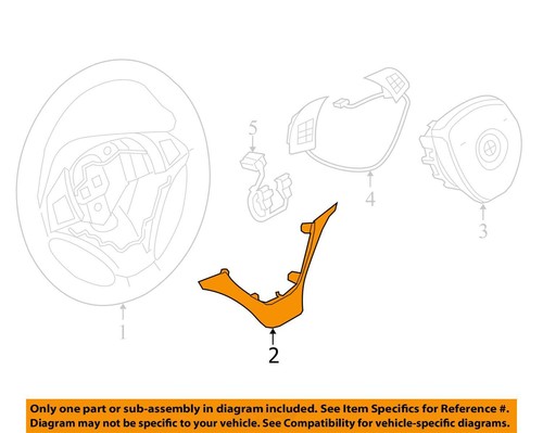 BMW X3 X5 X6 2014-2018 volante multifunción interruptor control y bisel - Imagen 3 de 12
