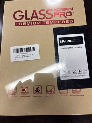Tempered Glass Screen Protector for iPad 2, 3, 4, Air Pro, 9.7''