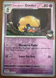 Team Rocket's Dottler 088/182 (REVERSE HOLO) Pokemon TCG: Destined Rivals