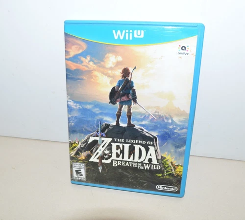 Nintendo Wii U THE LEGEND OF ZELDA BREATH OF THE WILD Video Game 1st Print CIB