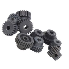 D-10Pcs/Set 16T25T 7075 48P Steel RC Car Motor Gear Pinion For 1/8 1/10
