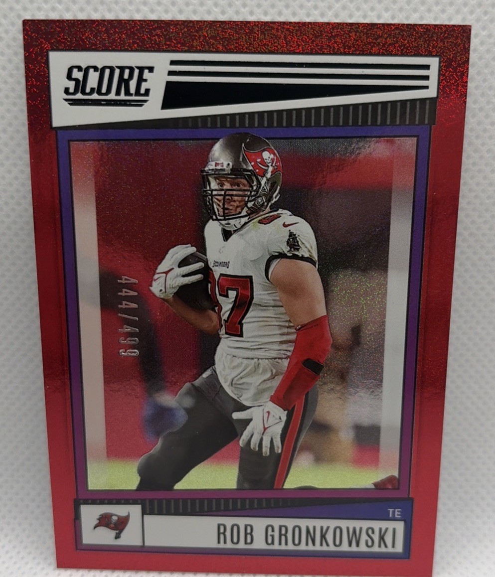 2022 Score - Rob Gronkowski #67 Red Dots /499 Buccaneers
