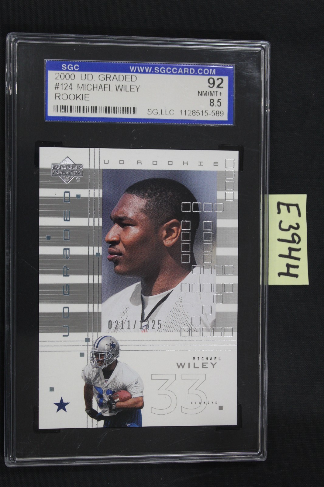 Michael Wiley Upper Deck Graded #124 Base