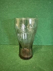 Vintage Purple Amethyst Coca Cola Coke Glass  6”