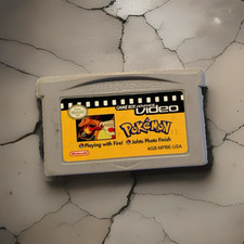 GBA Video Pokemon Playing with Fire Johto Photo Finish Game Boy Advance Cart