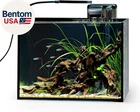 2.5 Gallon Nano Nature Aquarium Kit, Ultra-Clear Rimless Desktop Fish Tank with
