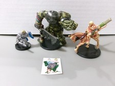 =HEROSCAPE 3 of 4 Heroes of Barrenspur Utgar's Rage No Card Rebased H70=