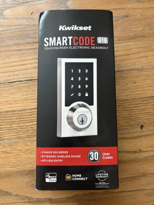 Kwikset SmartCode 916 Touchscreen Electronic Deadbolt