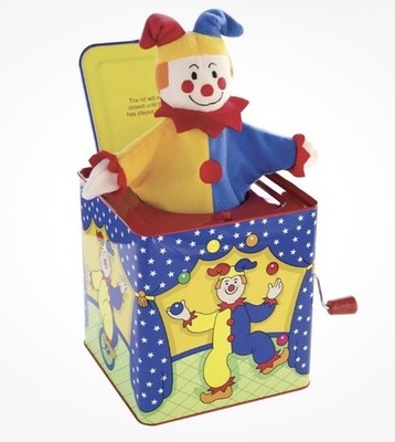 Vintage New Schylling Jester Jack in the Box - Classic 1997