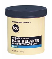 TCB Professional Formulas No Base Creme Hair Relaxer - 15 oz 425 g - Super