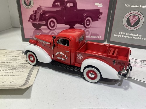 1937 STUDEBAKER Coupe-Express Model J-5 Campbell Oil Crown Premiums 1:24 Scale - Picture 14 of 19