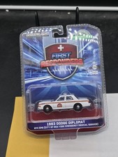 Greenlight 1983 Dodge Diplomat "NYC EMS" White 1/64 Diecast Model Car 30444