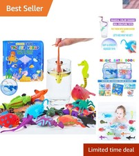 13 Pack Color Changing Mold Free Bath Toys  Glow in Dark Ocean Creatures