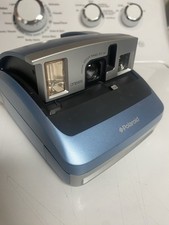 Polaroid One600 Classic Blue Instant Film Camera - vintage