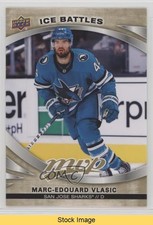 2023-24 Upper Deck MVP Gold Ice Battles Marc-Edouard Vlasic #130 READ 7vj