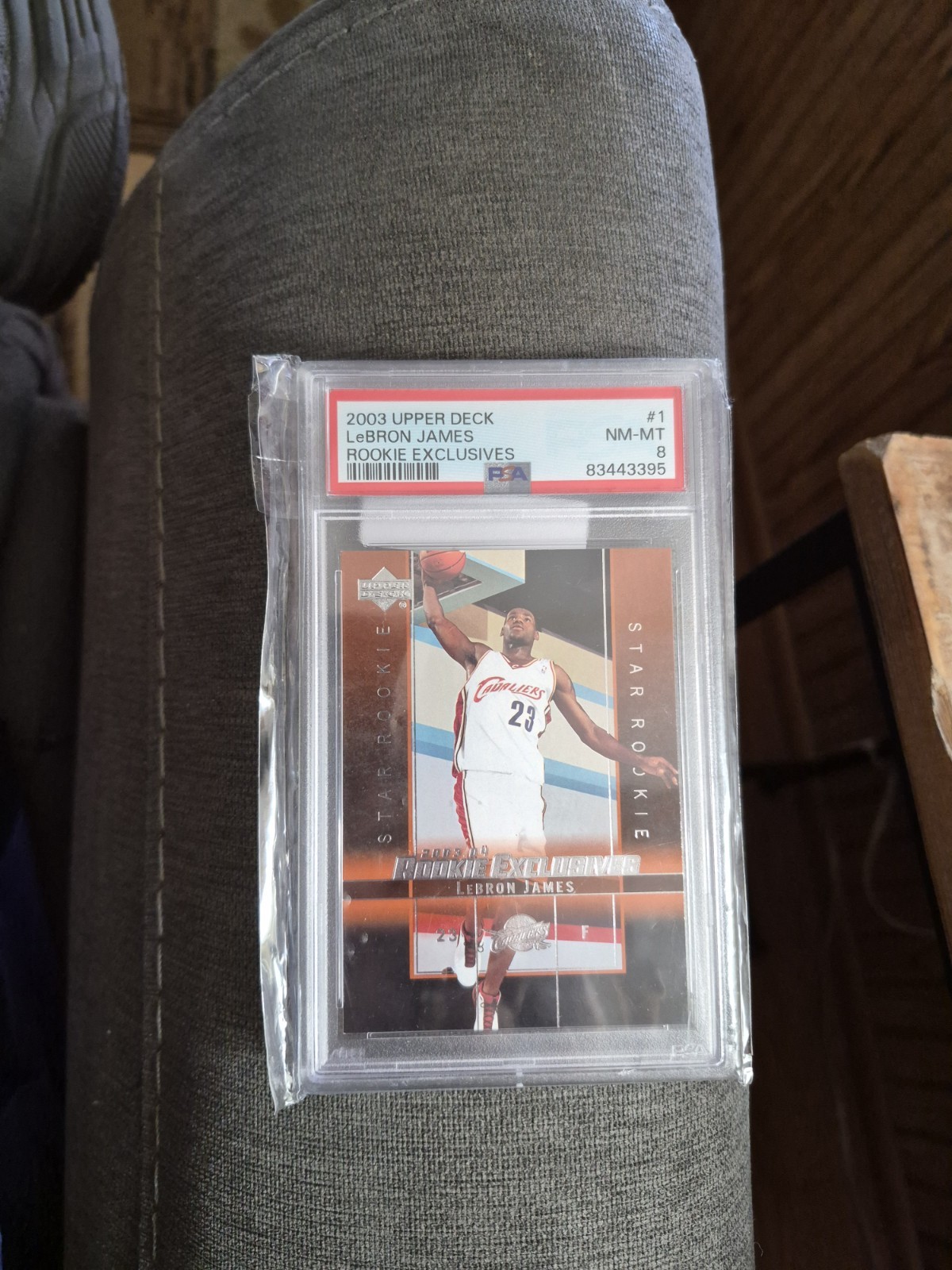 2003-04 Upper Deck Rookie Exclusives - LeBron James #1