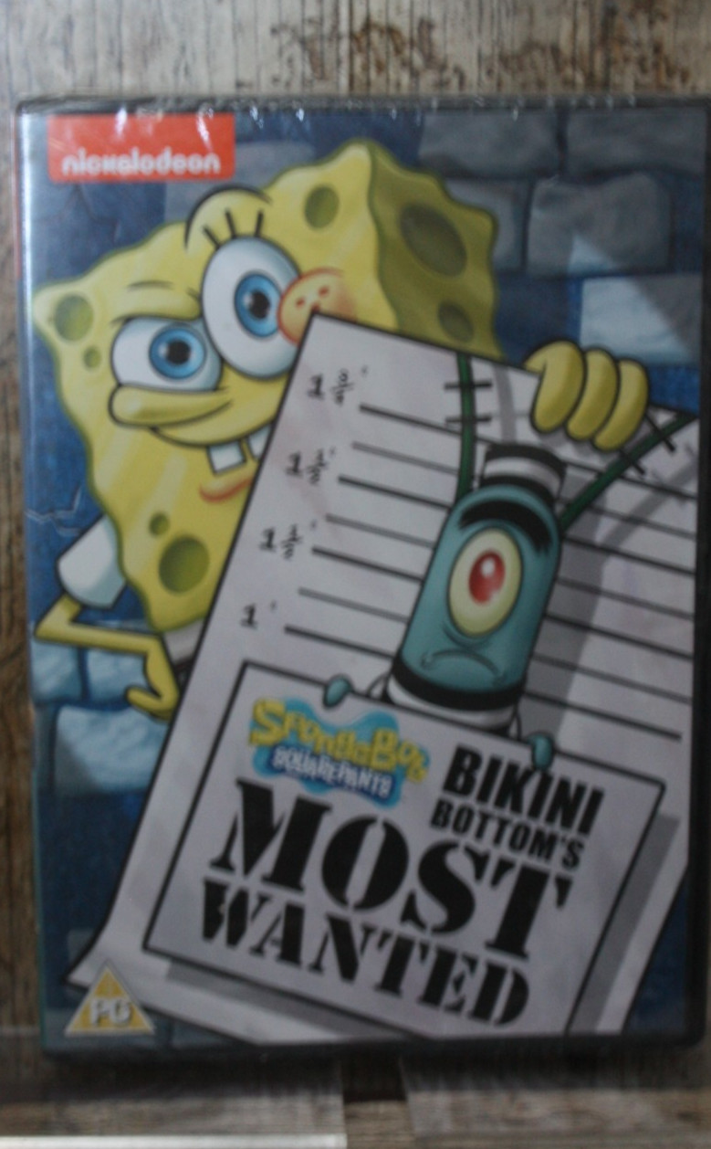 NEW & SEALED    SpongeBob Squarepants: Bikini Bottom's Most Wanted DVD (2016)