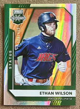2021 Panini Elite Extra Edition - Ethan Wilson #49 Status Green /499 (RC, SN)