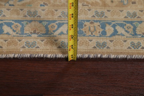 Traditional Distressed Large Area Rug 10x14 ft Hand-knotted Wool Vintage Carpet - Picture 22 of 23