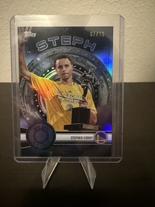 2025 Topps Stephen Curry Black 7/10 MVP Vault SSP MVP-6 Warriors SURER RARE