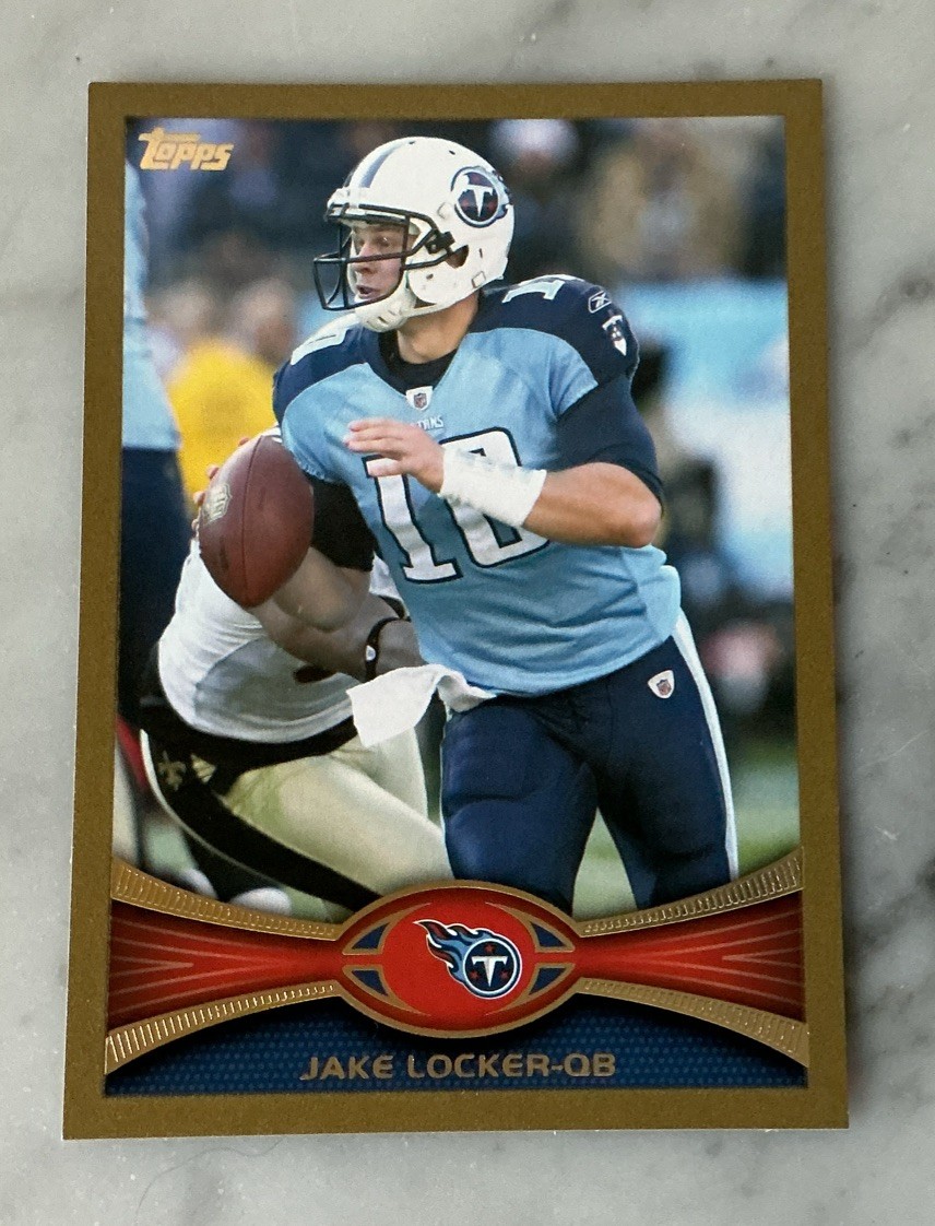 2012 Topps - Jake Locker #192 Gold /2012