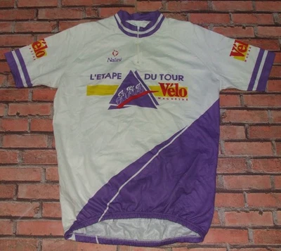 Tour Velo Vintage Maillot Cyclisme Vêtements Bici Taille XL - Photo 1/2